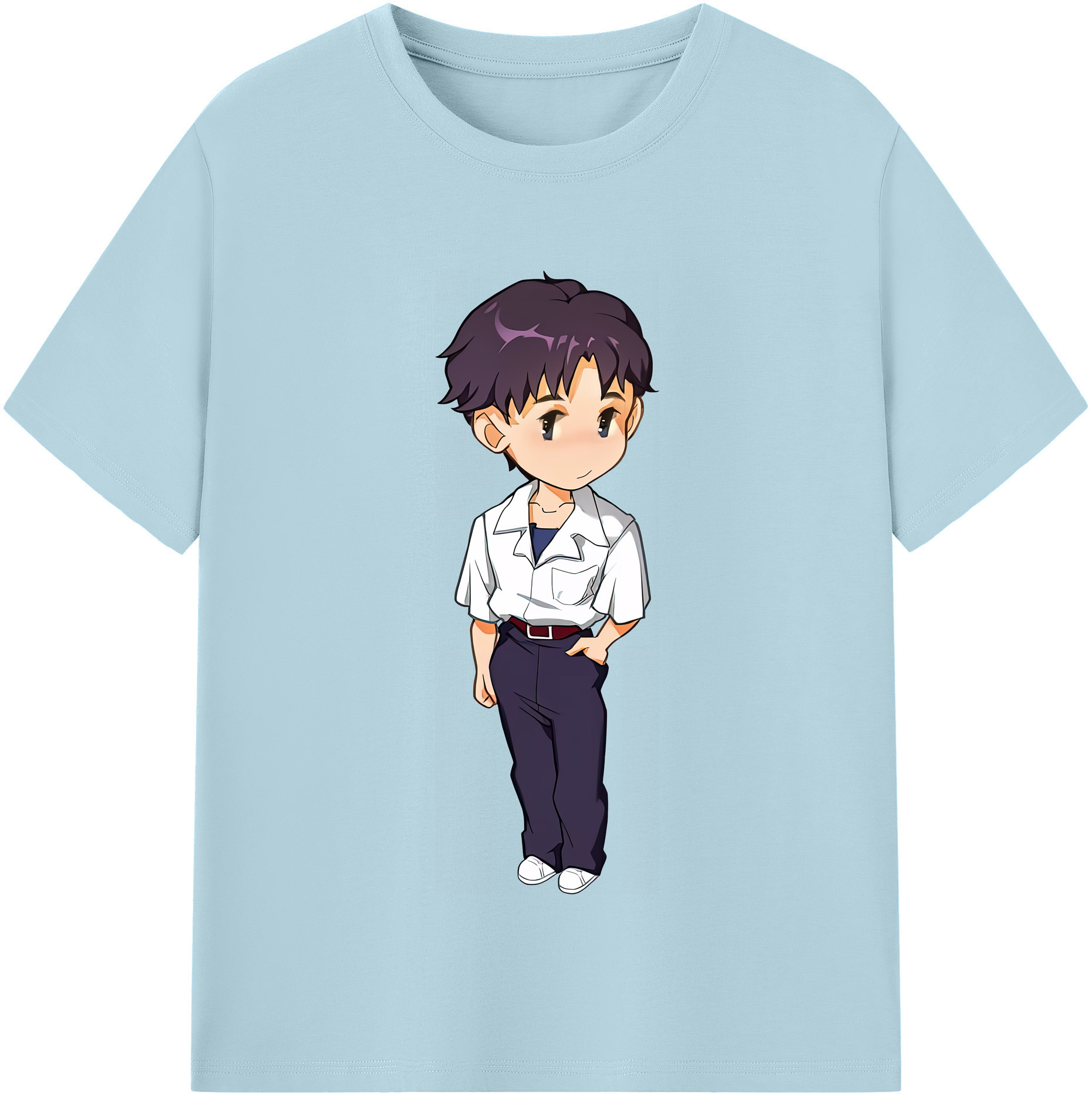 （画像用） EVA 新世紀エヴァンゲリオン 綿100％半袖Tシャツ（フロントプリント）